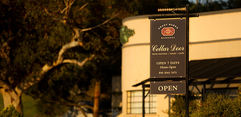 grant-burge-article.jpg Signage of the Grant Burge cellar door in the heart of the Barossa Valley