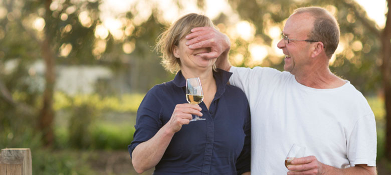 Australian Pinot Gris pioneers, Kathleen Quealy and Kevin McCarthy